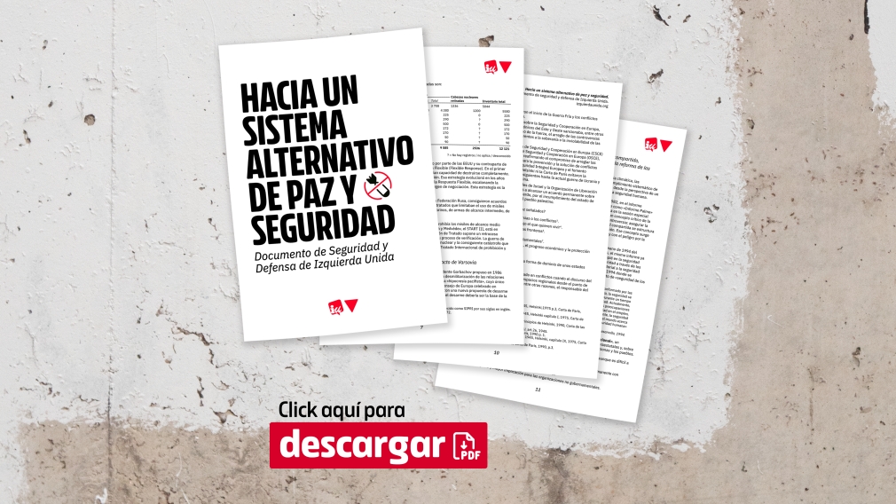 Nuestra propuesta frente a la escalada bélica en Europa