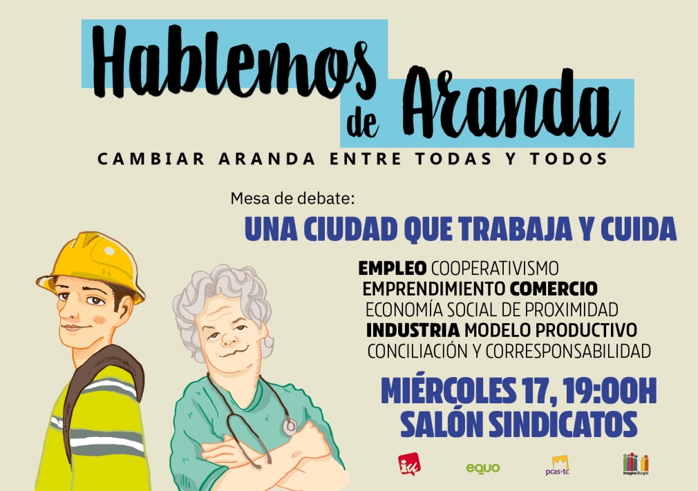 La plataforma de debate público plantea hablar sobre el trabajo y los cuidados en Aranda.