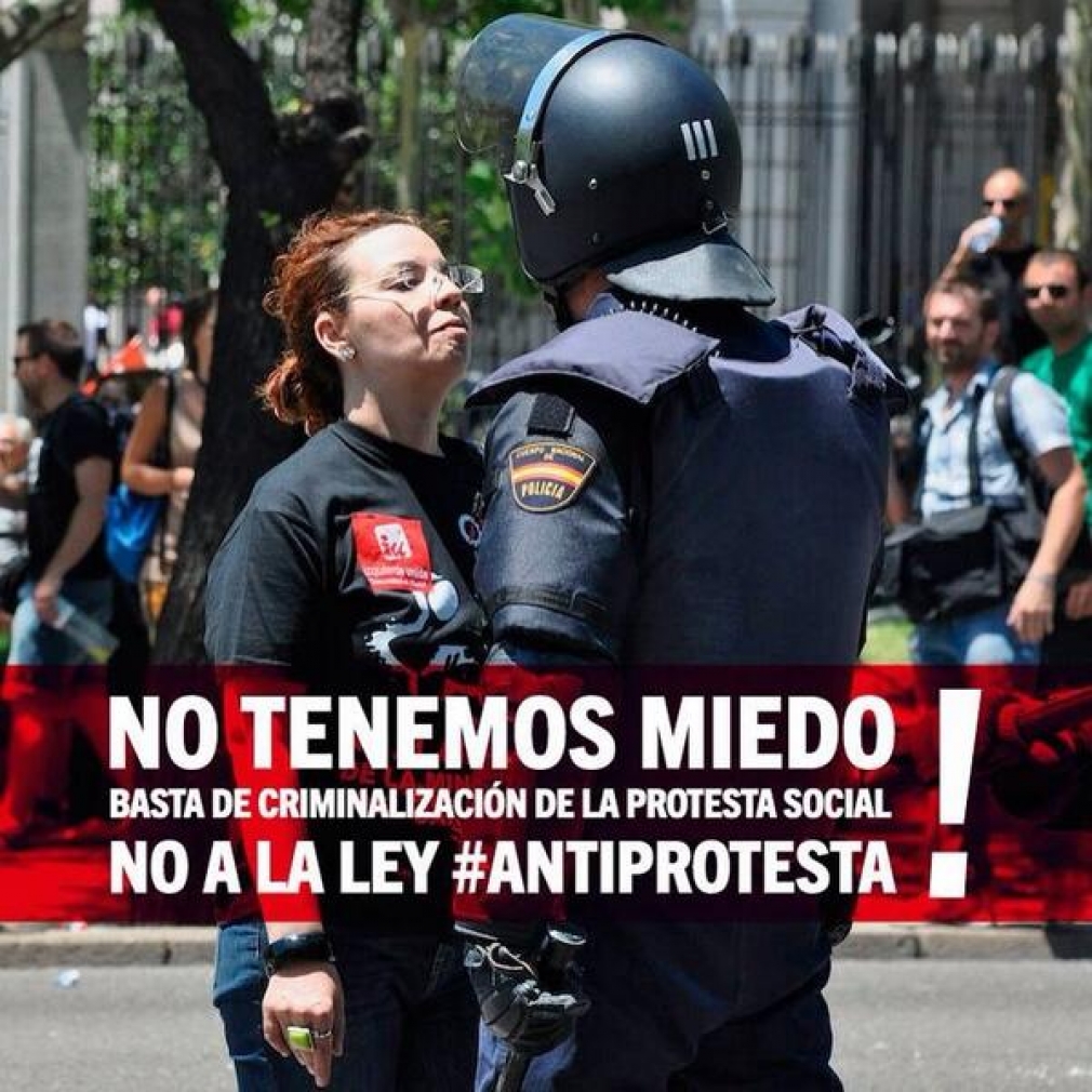 MANIFESTACIÓN CONTRA LA LEY MORDAZA