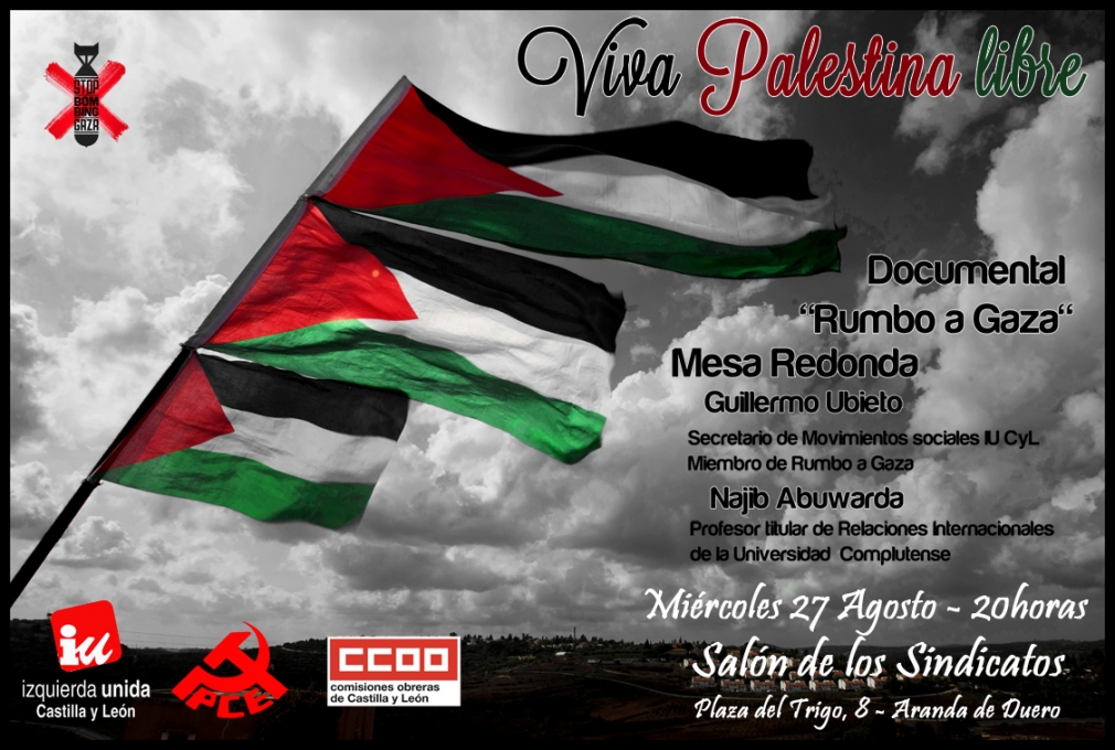 ACTO PÚBLICO EN  APOYO A GAZA