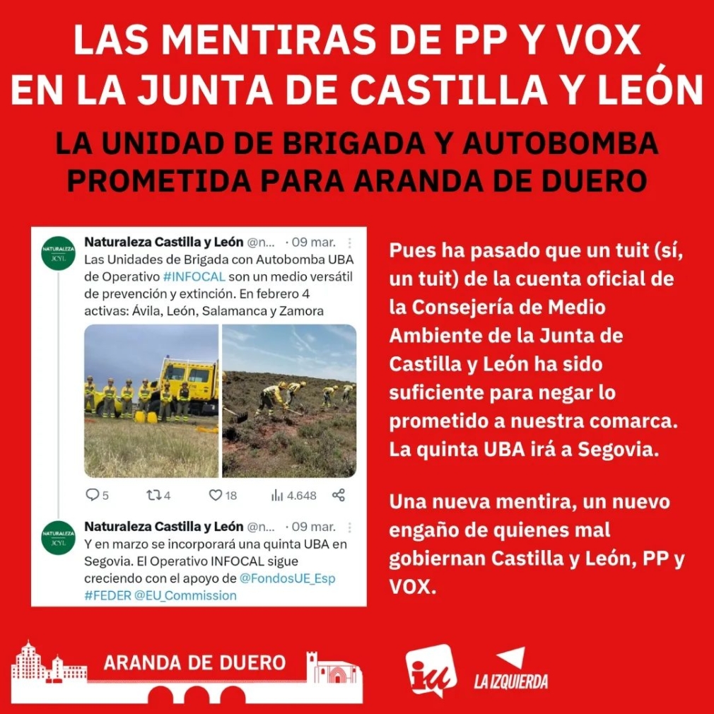 LAS MENTIRAS DE PP-VOX EN LA JUNTA DE CASTILLA Y LEÓN