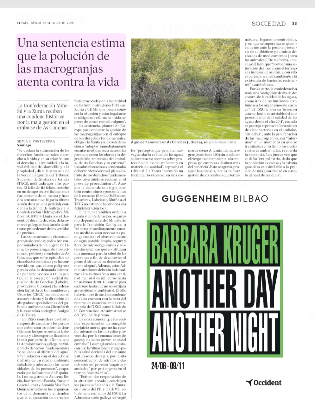 MACROGRANJAS: ATENTADO CONTRA LA VIDA
