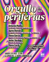 Ven con IU al Orgullo: memoria, lucha y justicia