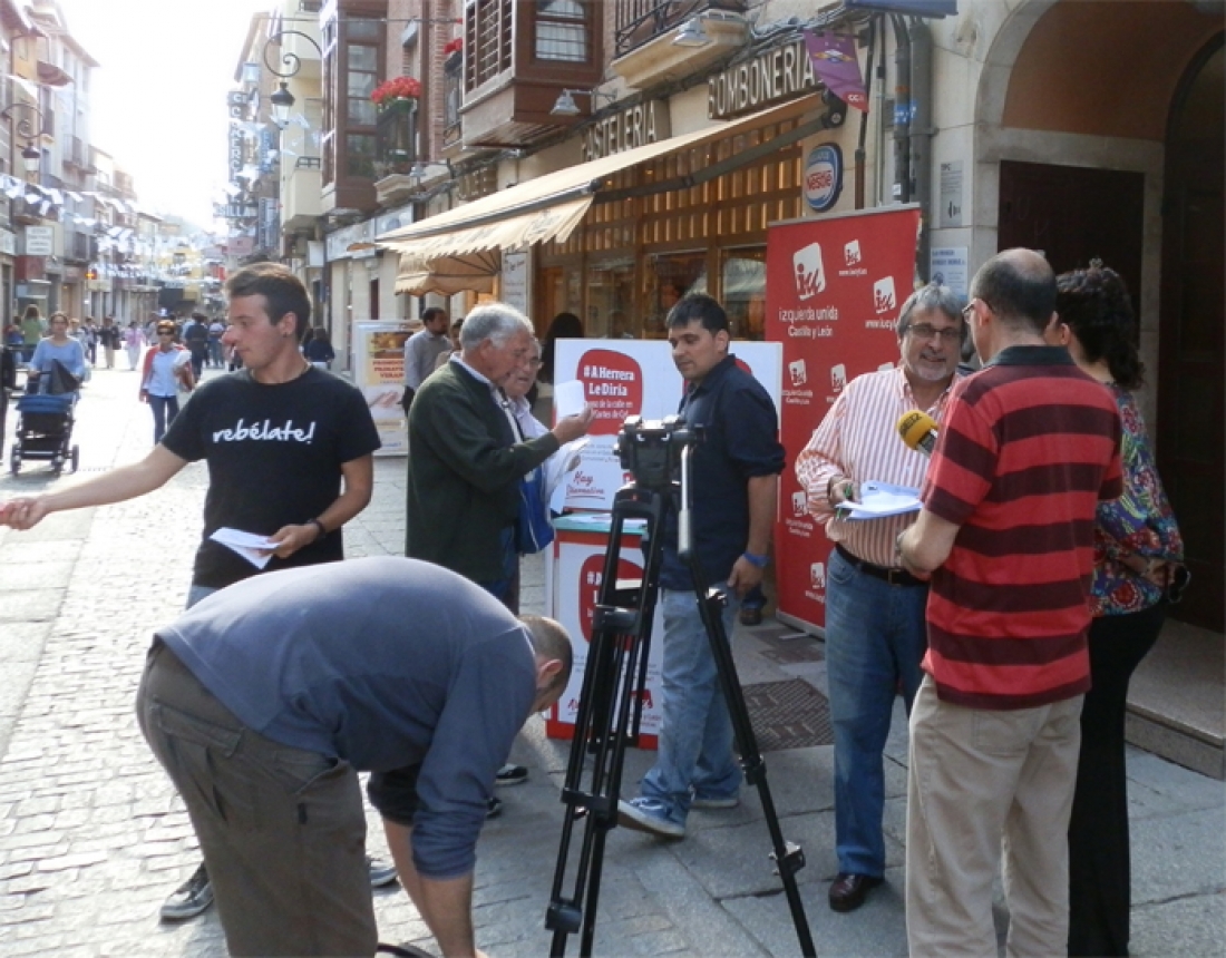 González finaliza en Aranda la campaña #AHerreraLeDiría