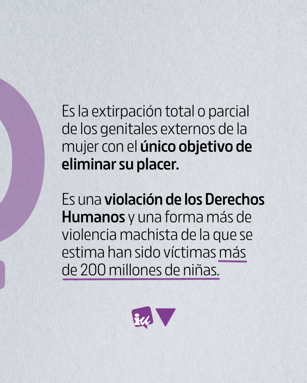 TOLERANCIA 0 CON LA MUTILACIÓN GENITAL FEMENINA